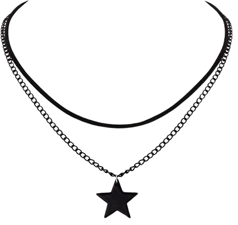 Amazon.com: Sacina Gothic Goth Star Necklace, Black Choker, Gothic Choker, Goth Choker, Halloween Christmas New Year Jewelry Gift For Women : Clothing, Shoes & Jewelry