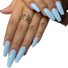 light blue nails - Google Search