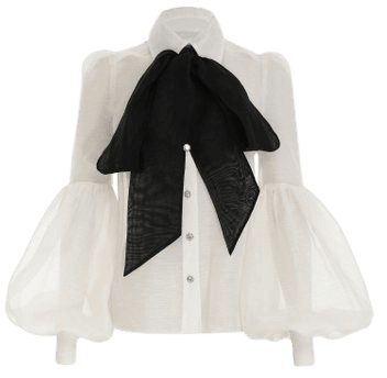 Dancer Tie Neck Blouse By Zimmermann | Moda Operandi