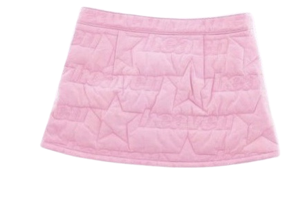 Marc Jacobs heaven pink quilted skirt