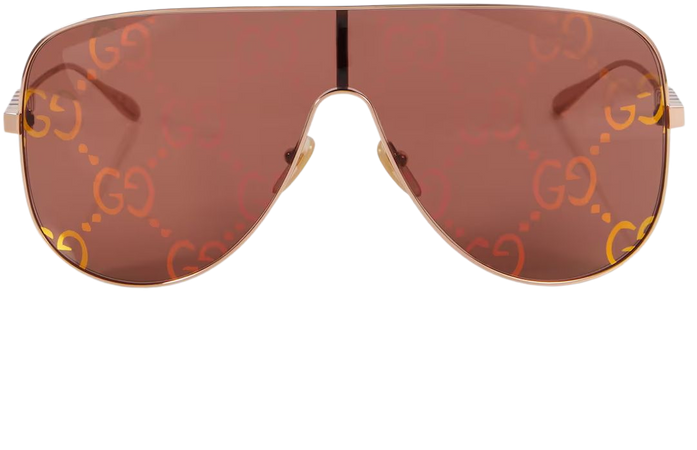 GG shield sunglasses in red - Gucci | Mytheresa