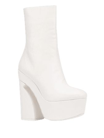 Giambattista Valli platform calf-high leather boots - FARFETCH