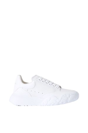 White Leather sneakers | Alexander McQueen | NET-A-PORTER