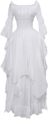 Amazon.com: Victorian Dress Medieval Dress for Women Irish Faire Renaissance Dress Rococo Long Pirate Dress Vintage Victorian Off Shoulder Dress Renaissance Costumes for Women : Clothing, Shoes & Jewelry