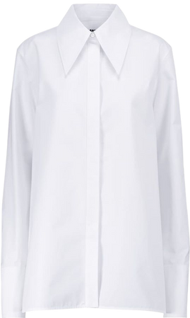 Jil Sander - Cotton poplin shirt | Mytheresa