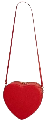 heart red bag