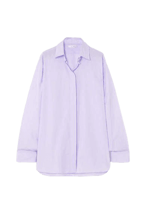 Big Sisea Cotton-poplin Shirt - Lilac