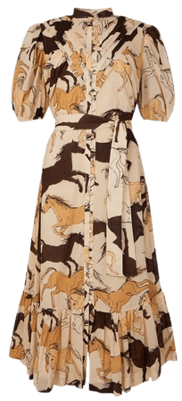Stallion Pin Tuck Voile Woven Maxi Dress | Karen Millen