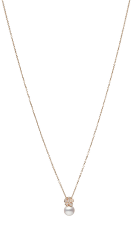 Mikimoto Diamond & Cultured Pearl Pendant Necklace | Nordstrom