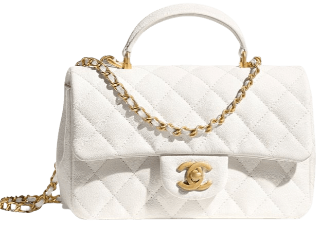 White Chanel bag