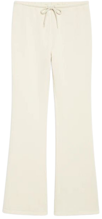 Low waist bootcut trousers - Off-white - Monki WW