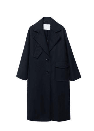 Pocketed wool coat - Women | Mango USA