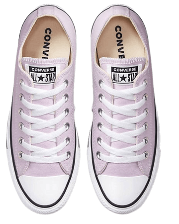 Converse Chuck Taylor All Star Ox canvas sneakers in pale amethyst | ASOS