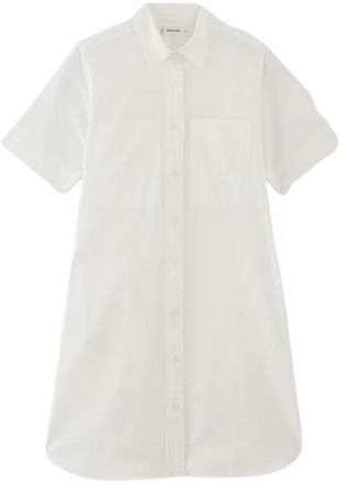 The Oxford Short-Sleeve Shirt Dress White – Everlane