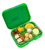Yumbox Leakproof Bento Lunch Box Container (Pomme Green) for Kids ($35) ❤ liked on Polyvore featuring food, filler and school