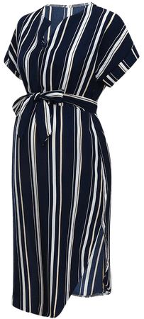 MUQGEW Maternity Dresses Striped Short Sleeve Maternity Dress Photography Knee Length Pregnancy Dresses With Sashes Vestidos-in Dresses from Mother & Kids on Aliexpress.com | Alibaba Group