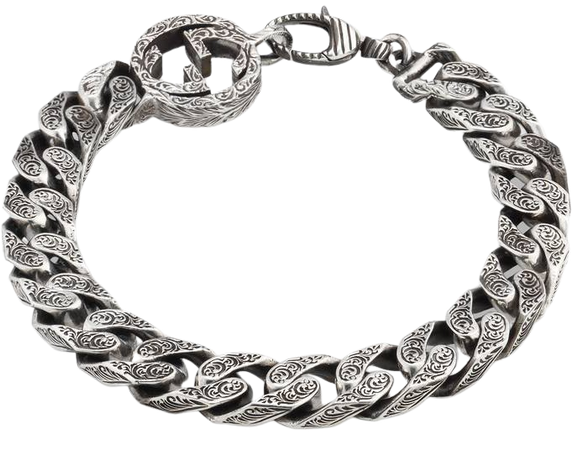 Interlocking G chain bracelet in silver - Gucci Bracelets 454285J84000701