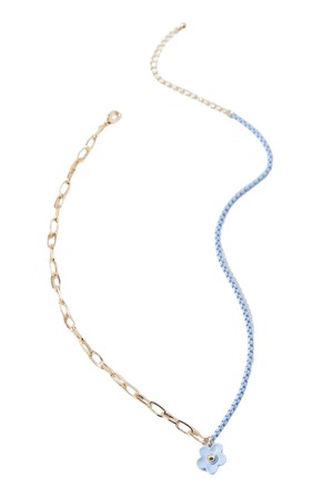 Enamel Flower Pendant Necklace | Urban Outfitters
