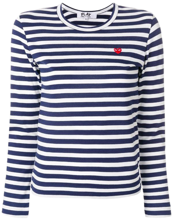 Comme Des Garçons Play Striped T-shirt - Farfetch