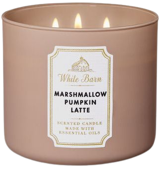 Marshmallow Pumpkin Latte 3-Wick Candle | Bath & Body Works