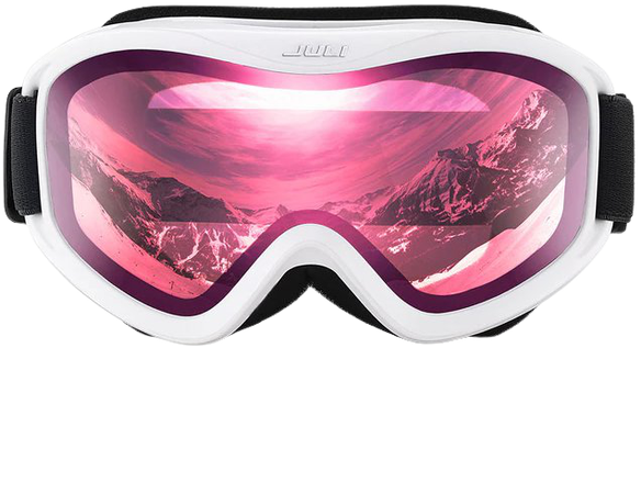 Ski Goggles,Snow Sports Snowboard Goggles with Anti fog UV Protection Double Lens for Men Women (White Frame+16%VLT Pink Len)-in Skiing Eyewear from Sports & Entertainment on Aliexpress.com | Alibaba Group