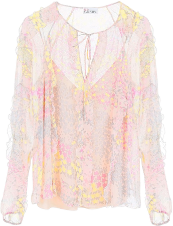 RED Valentino Printed Blouse