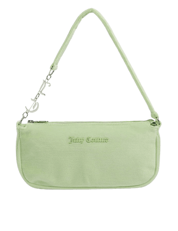 JUICY COUTURE - Linnie logo-plaque velour shoulder bag | Selfridges.com
