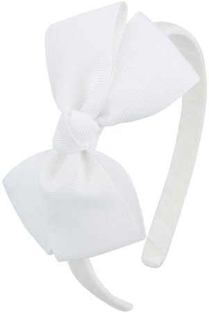 7Rainbows Fashion Cute White Bow Headband for Girls Toddlers $4.99
