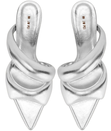 silver heels
