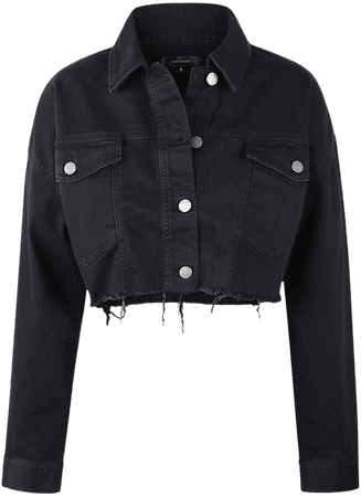 black crop jean jacket - Google Search
