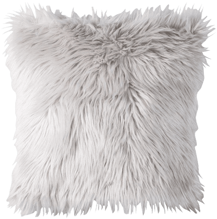 STENBORG Faux Fur Cushion 45x45cm (Grey) | Throw Pillows | Home Decor | JYSK Canada