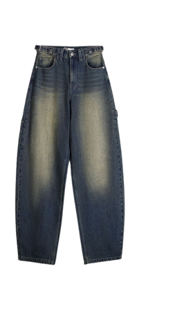 Baggy carpenter jeans - Pants - Women | Bershka