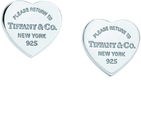 Return to Tiffany™ mini heart tag earrings in sterling silver. | Tiffany & Co.