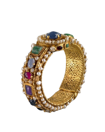 colourful jewel medieval ring