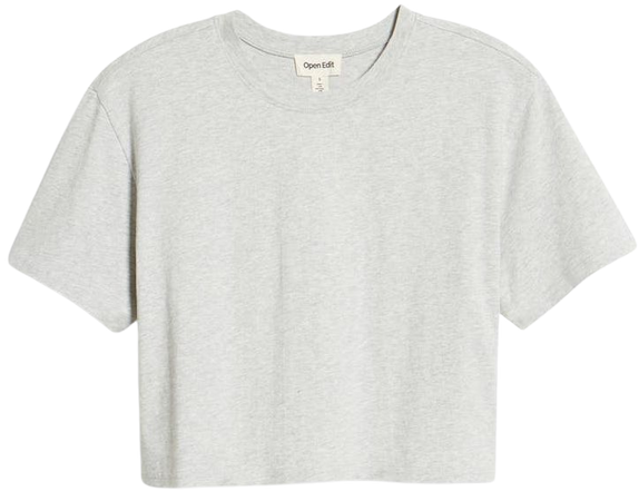 Open Edit Boxy Crop T-Shirt | Nordstrom