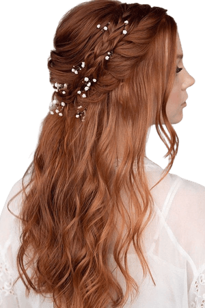 ginger wedding hairstyle