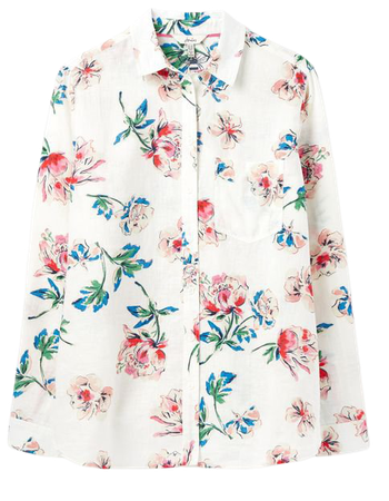 Lorena null Longline Linen Shirt , Size US 6 | Joules US