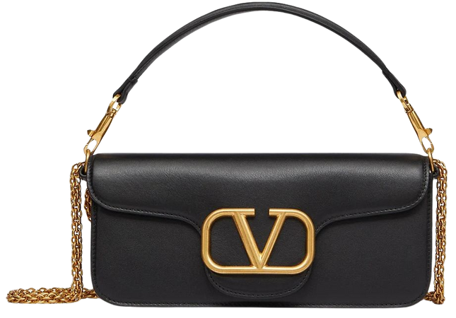 Shop Valentino Garavani Locò Calfskin Shoulder Bag | Saks Fifth Avenue