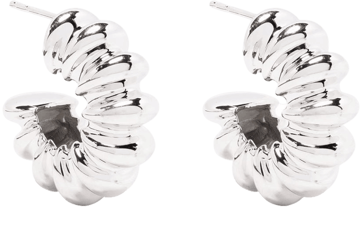 Missoma Medium Rigged Claw Hoop Earrings - Farfetch