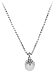 David Yurman Starburst Pearl Pendant Necklace