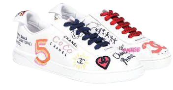 Chanel x Pharrell Williams Graffiti Sneakers