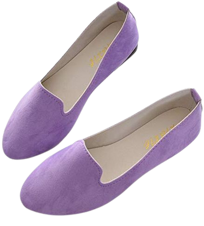 Amazon.com | Slduv7 Women Pointed Comfortable Flat Ballet Shoes Black 41(8.5) | Flats