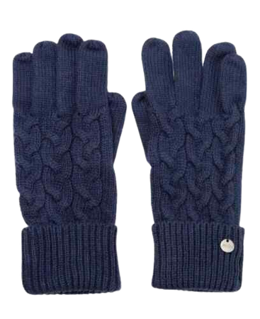 Joules | Elena Cable Gloves | French Navy | eBay