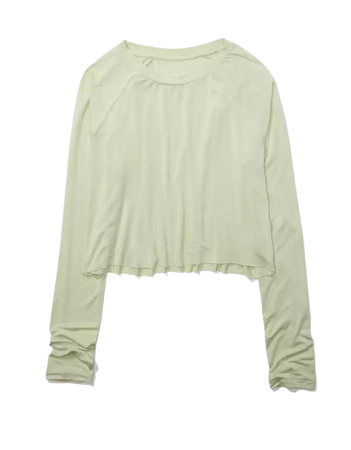 AE Soft & Sexy Long-Sleeve Raglan T-Shirt