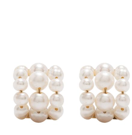 Completedworks Pearl Embellished Earrings