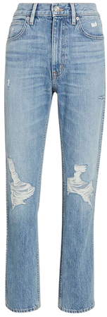 SLVRLAKE Virginia Slim Straight-Leg Jeans | INTERMIX®