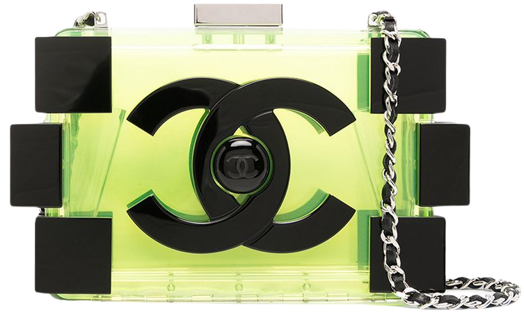 Shop green & black Chanel Pre-Owned Lego crossbody bag with Express Delivery - Farfetch