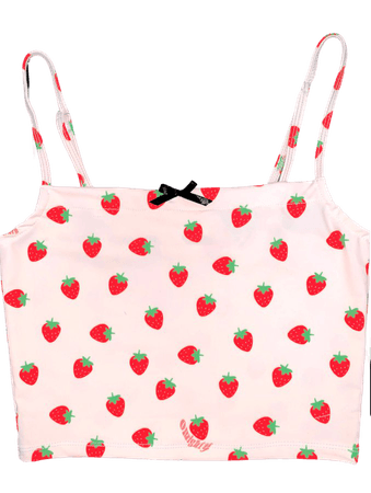 Omighty strawberry tank top