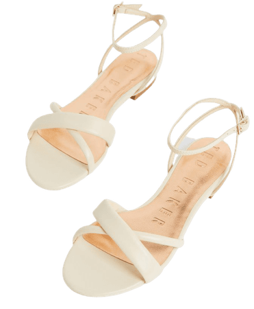 Leather Flat Strappy Sandal - NUDE | Sandals | Ted Baker