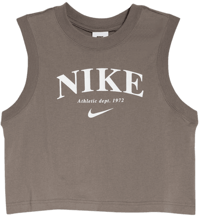 Nike Sportswear Cotton Crop Tank | Nordstrom